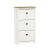 Zapatera Linea Colonial 3 Caj Blanco Freijo Zapatera Linea Colonial 3 Caj Blanco Freijo