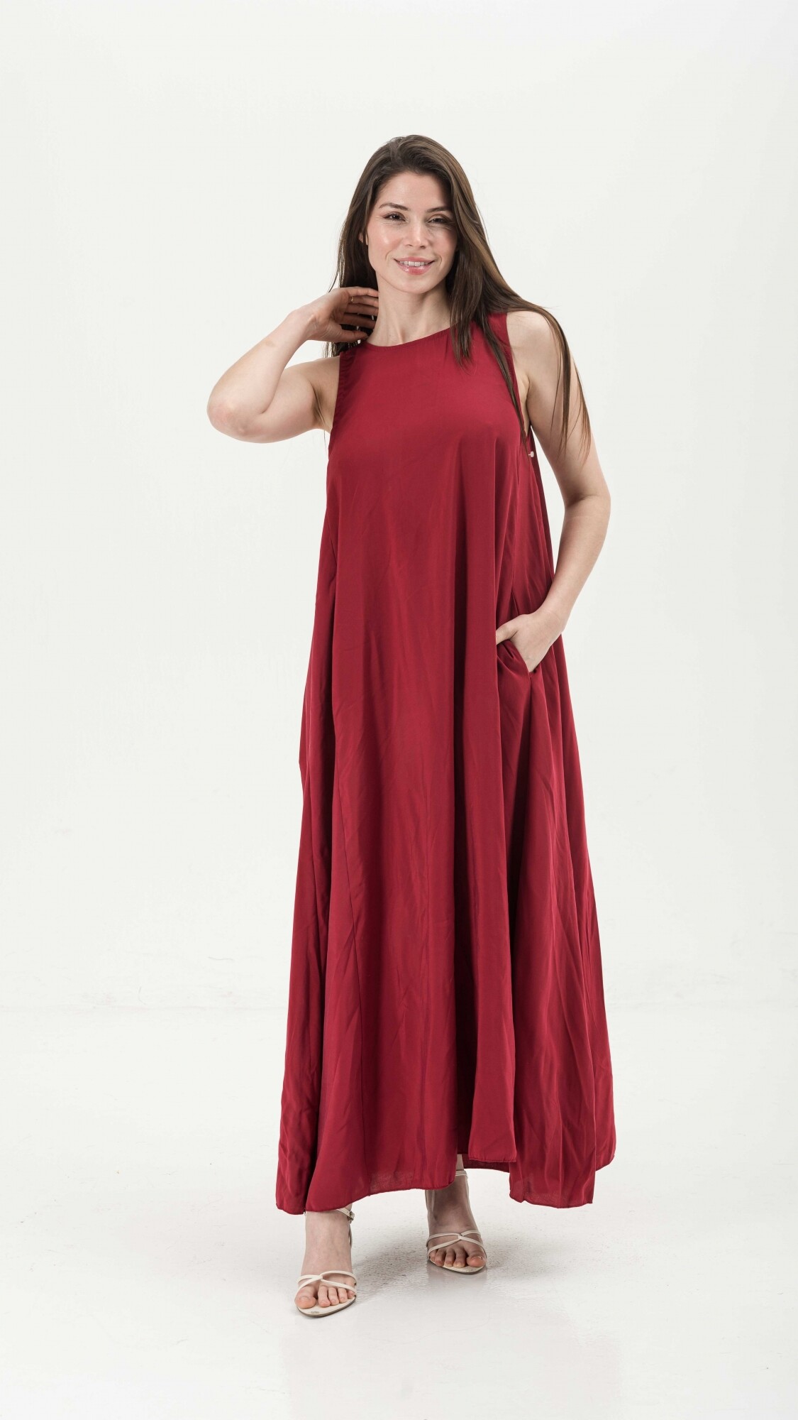 VESTIDO LIZE BORDÓ