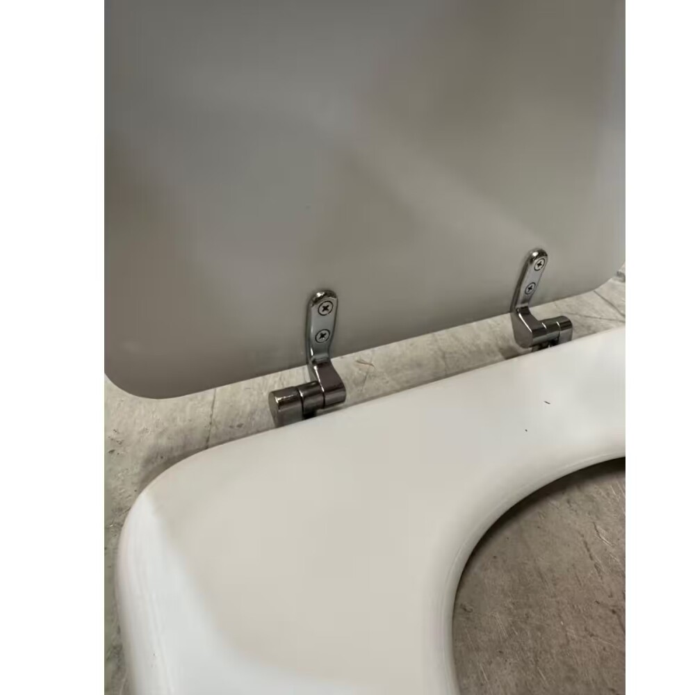 Tapa inodoro MDF Vogue/Bari blanca herraje Metálico Tapa Inodoro Mdf Vogue/bari Blanca Herraje Metálico