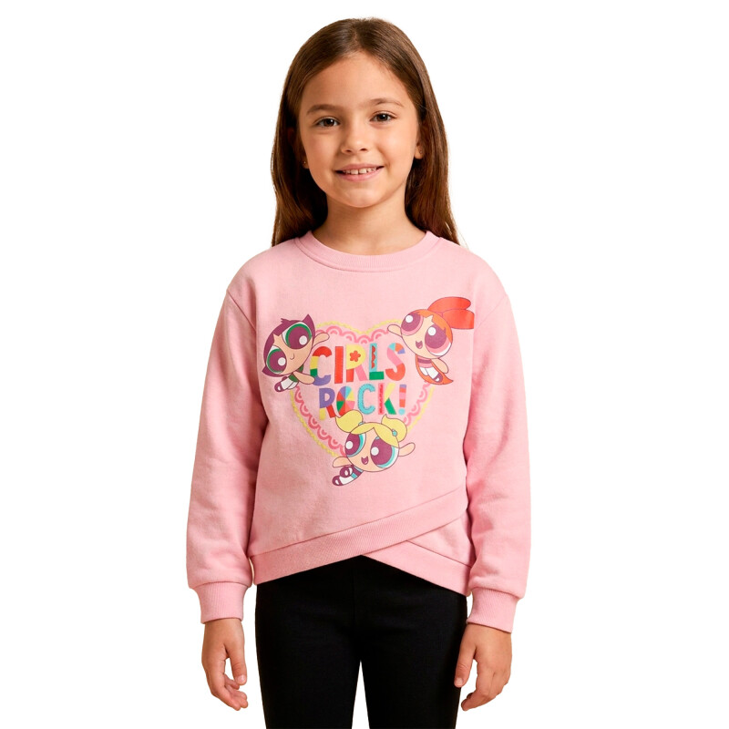 Buzo Warner SUPERPODEROSAS de Niños - PPIIFW24200 Rosado