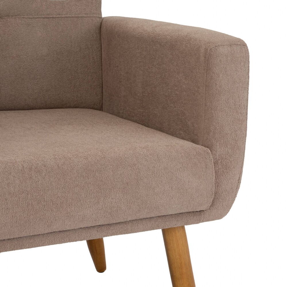 Butaca Moderna + Puff Havana Marrón