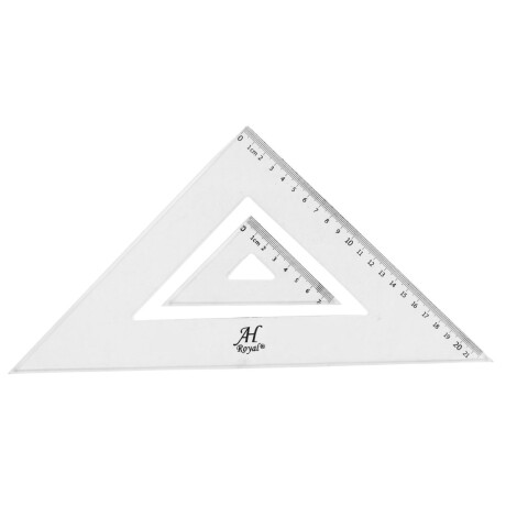 Set de 2 escuadras 45° Set de 2 escuadras 45°