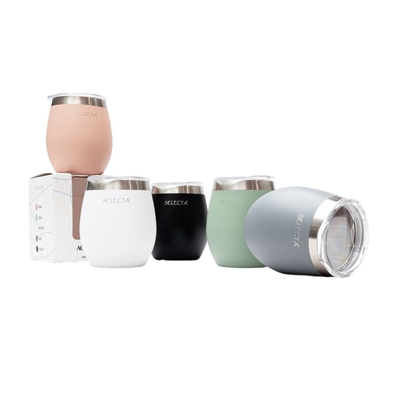 Mate 240ml Doble Pared Selecta Blanco Mate 240ml Doble Pared Selecta Blanco