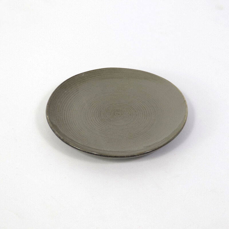 PLATO PLAYO CERAMICA GRIS OSC 26.5CM Unica