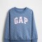 IE FRCH LOGO CREW CORNFLOWER829