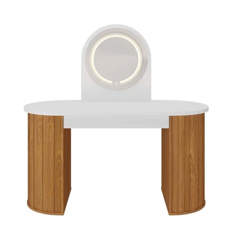 ESCRITORIO TOCADOR C/LUZ MDF MARRON VANITY