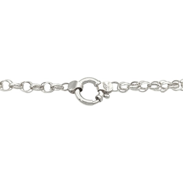 Cadena Rolo doble- Plata 925 - Sin Piedra - CD3265 Sinpiedra