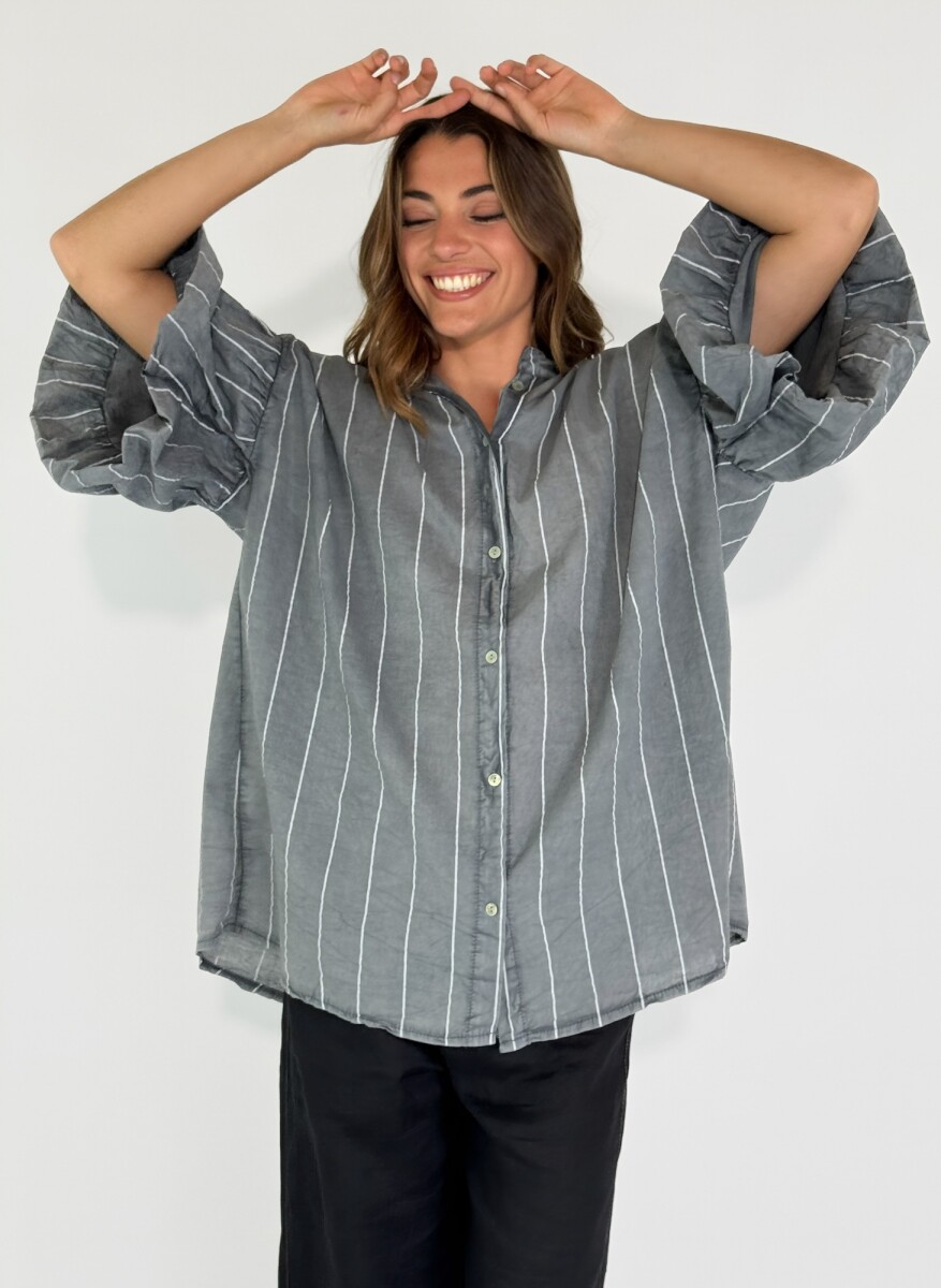 CAMISA AREZZO - GRIS 