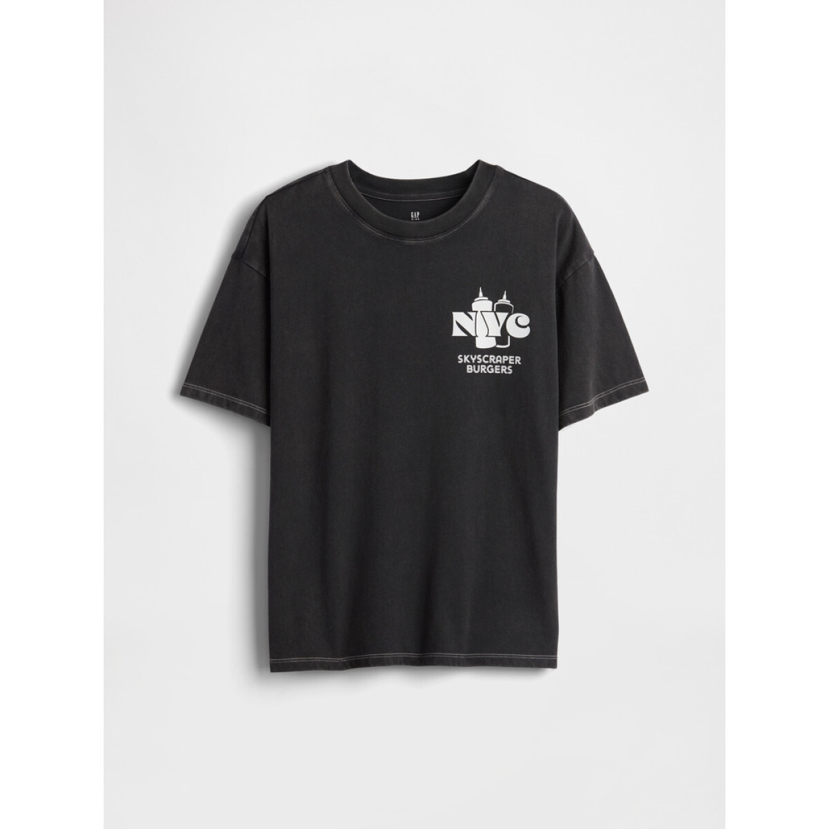 FEB SS GR TEE - MOONLESS NIGHT 