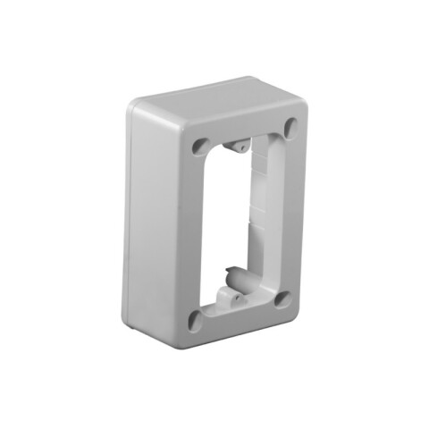 Zócalo exterior porta plaqueta 2x4" blanco - Molveno M46860