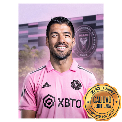 Lámina Inter Miami Suárez Rect.