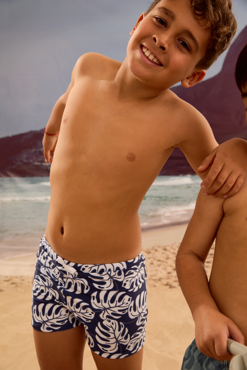 Short pirata 4-16a Azul