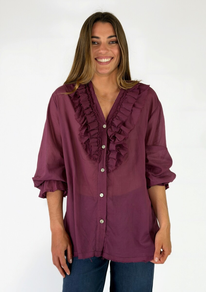 BLUSA MARINO - BORDO 