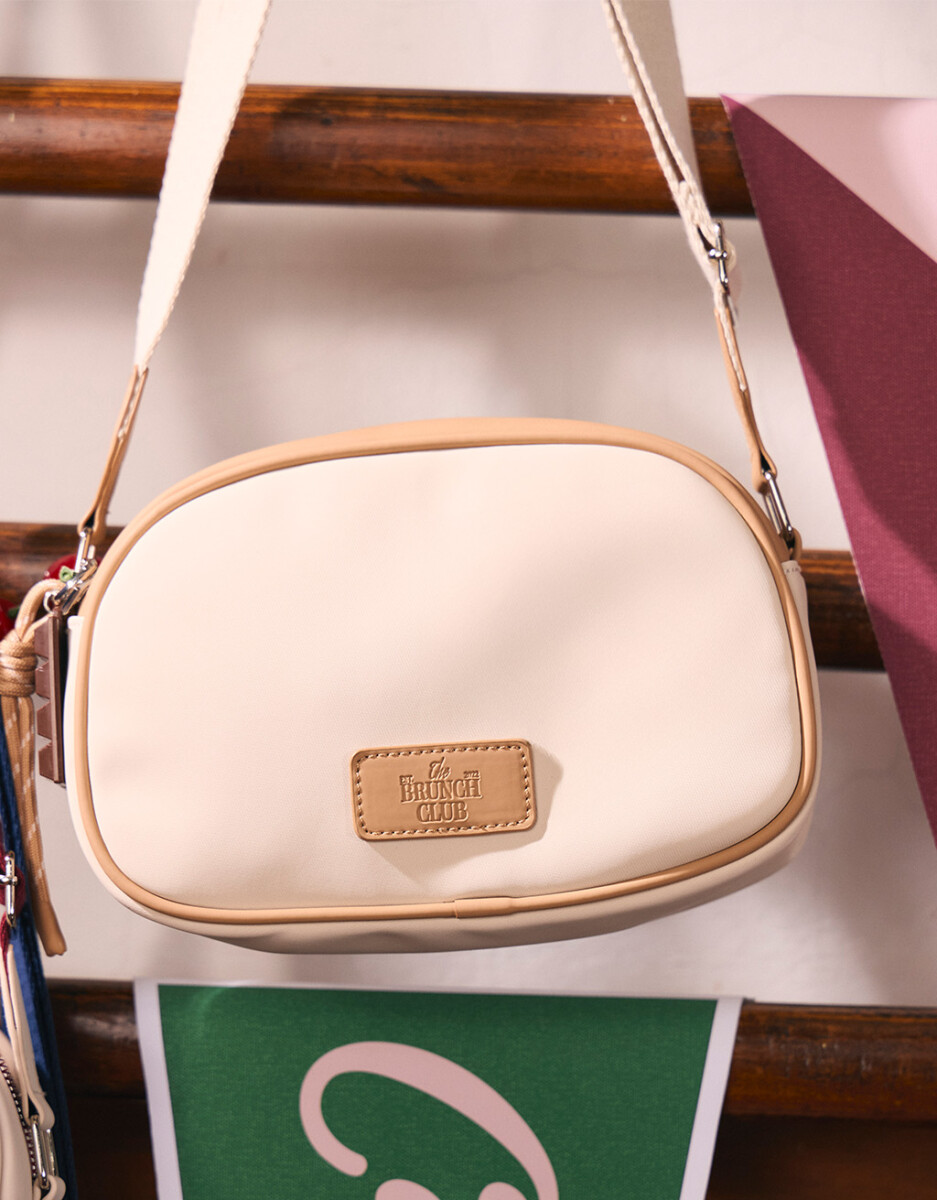 Bandolera Beige "campus Club" 