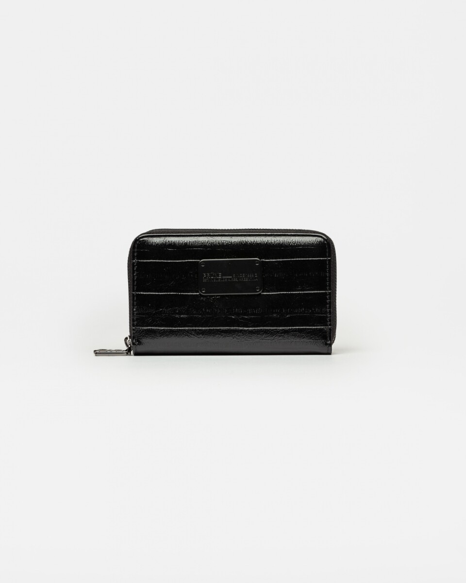 Billetera Penny en efecto cuero - Negro 