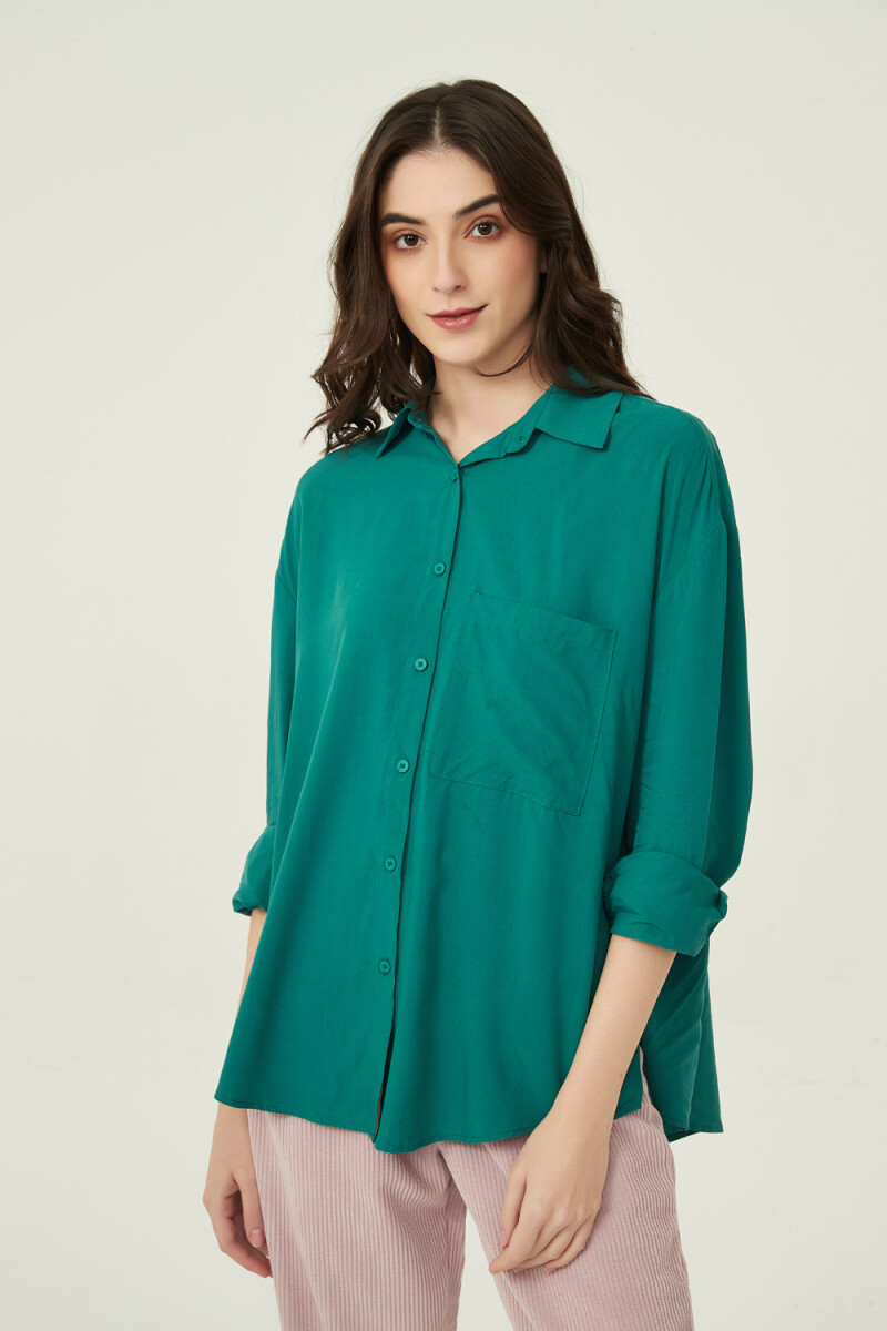 Camisa Garnett - Verde Jade 