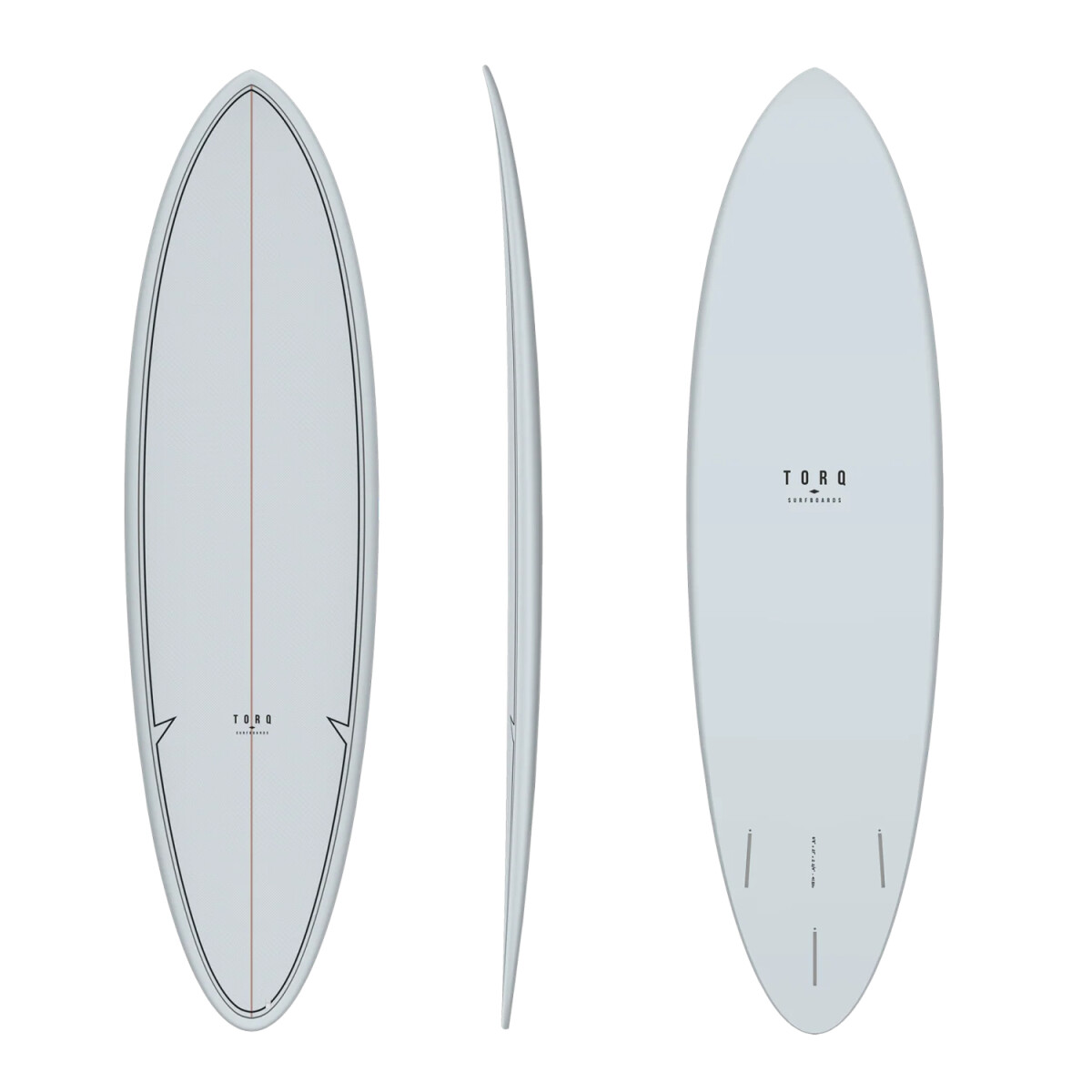 Tabla de surf Torq Classic Color 24 7'2'' Fun - Futures - 47.2L 