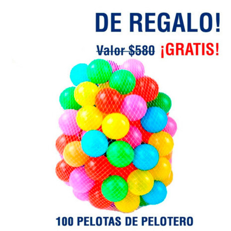 Corral Cerco X12uni Pelotero Pvc 40x60cm + Pelotas ! Surtidos
