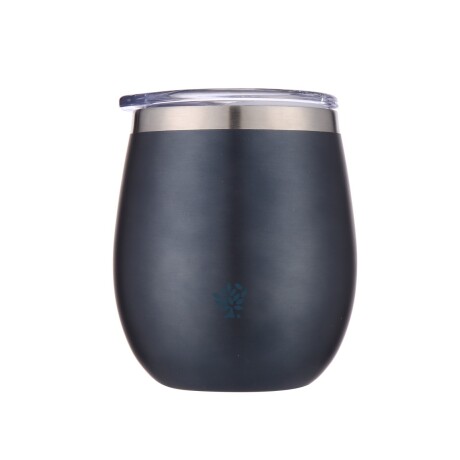 Mate Terrano Acero Inoxidable con Tapa AZUL-METALICO
