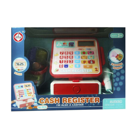 Caja Registradora con Luz Sonido y Accesorios