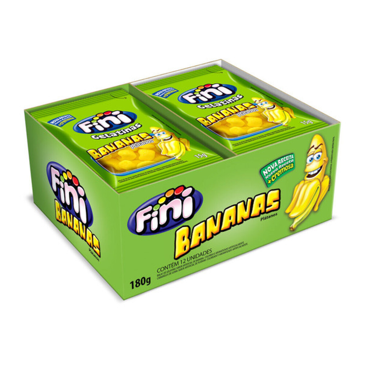 Fini Mini Bananas Gomitas Sabor Banana 180 g 