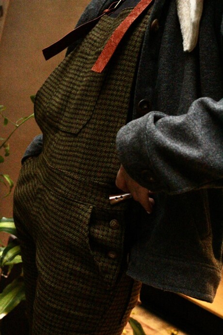 Enterito Tweed Oscuro