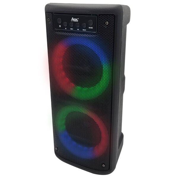 Parlante Caja Activa Bt Radio Usb Rgb Aek Portatil 2x4" Parlante Caja Activa Bt Radio Usb Rgb Aek Portatil 2x4"