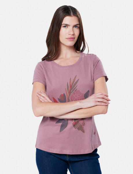 REMERA ESTAMPADA Rosa