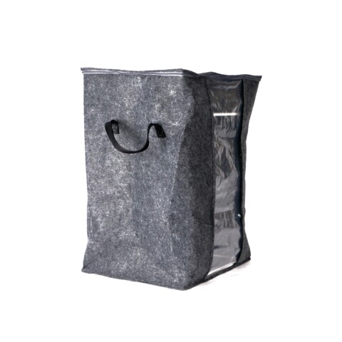 ORGANIZADOR CON TAPA FIELTRO GRIS 43x35x60CM ORGANIZADOR CON TAPA FIELTRO GRIS 43x35x60CM
