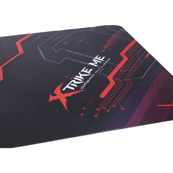 Mousepad Diseño Gamer Xtrike Me MP-005 Precisión 32x27cm Ax Diseño Negro y Rojo