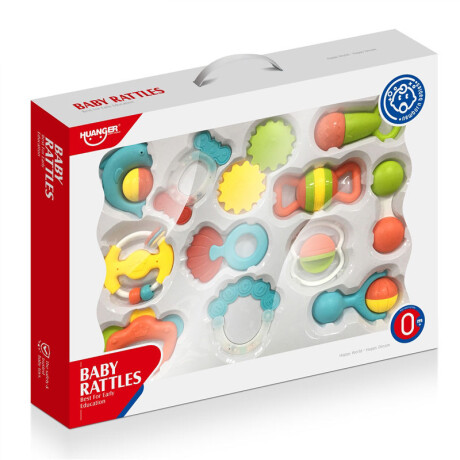 Set De 12 Sonajeros Para Bebé Set De 12 Sonajeros Para Bebé