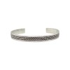 Brazalete trenzado con borde-Plata 925-Sin Piedra-BR3001 sinpiedra