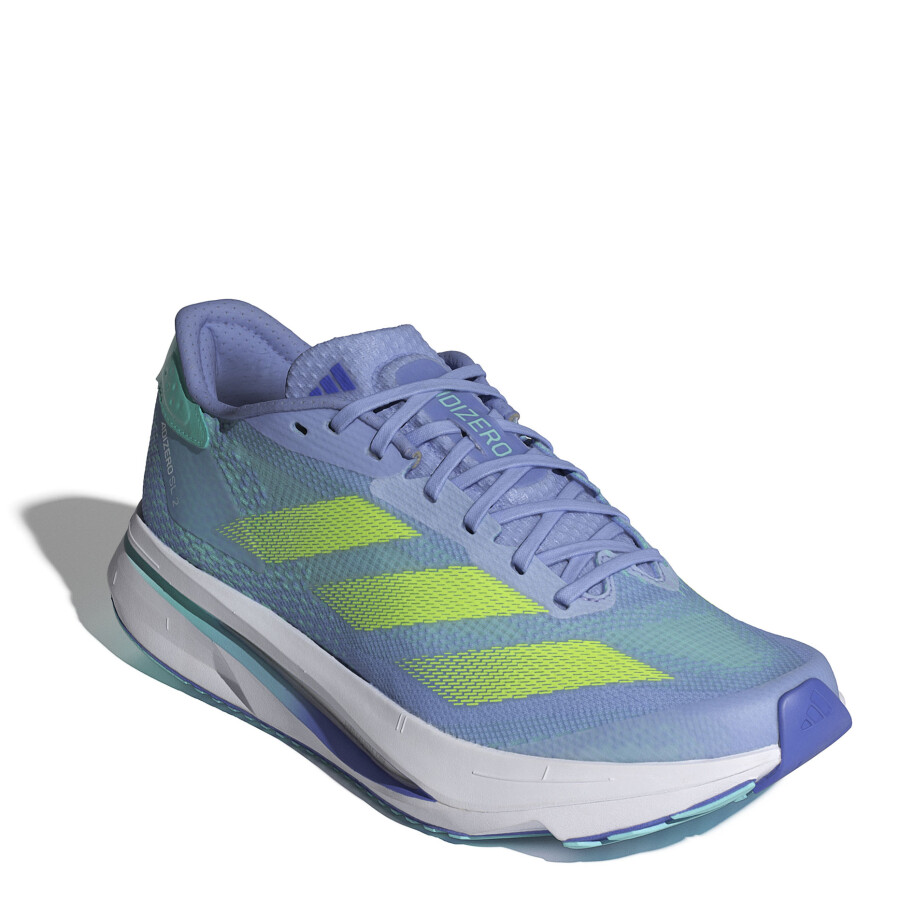 Championes de Mujer Adidas Adizero SL2 Celeste - Verde Limón