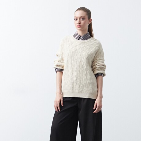 SWEATER CHESS Crudo