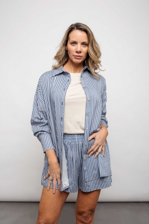 Camisa Blue Celeste