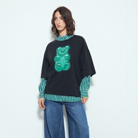 REMERA PEPEROMIA Negro