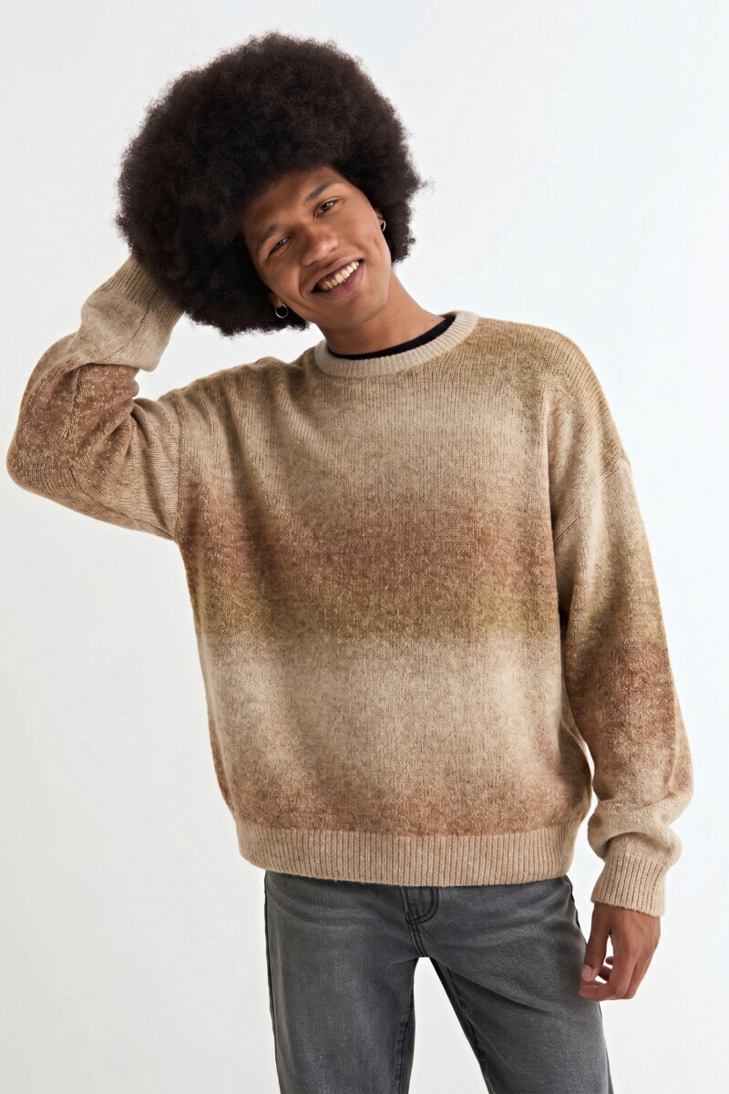 Sweater degradé TOSTADO