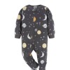 Pijama Micropolar con pie Gerber Gris Planetas