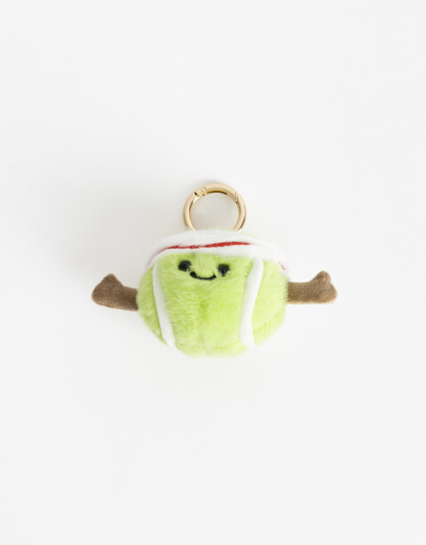 Llavero Cozy Llavero Y Bag Charm Pelota De Tenis - Combinacion Multicolor