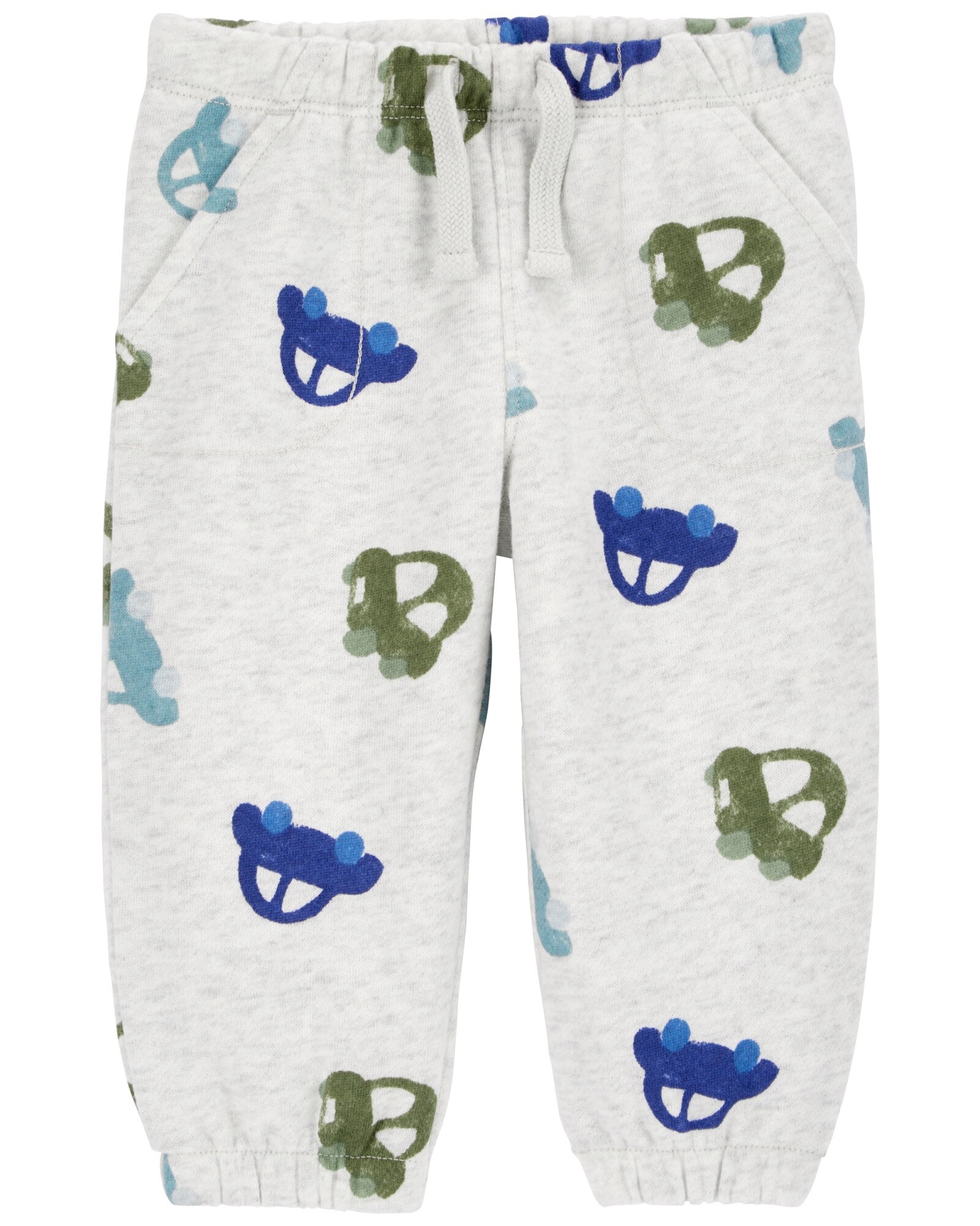 Pantalón deportivo de algodón, diseño autos Sin color