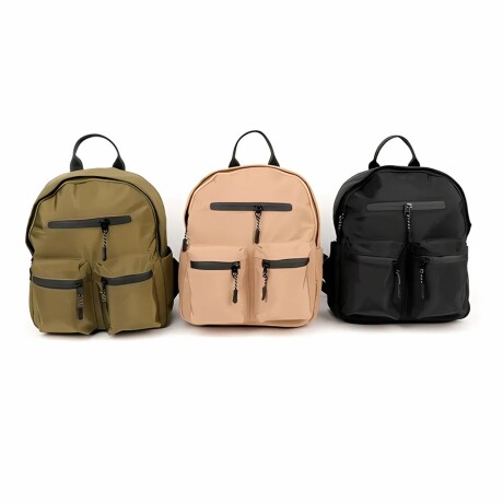 Mochila urbana Canva modelo Rumania en nylon Beige