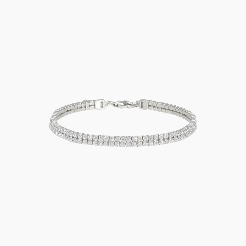 Pulsera en plata 925 con circonias Pulsera En Plata 925 Con Circonias