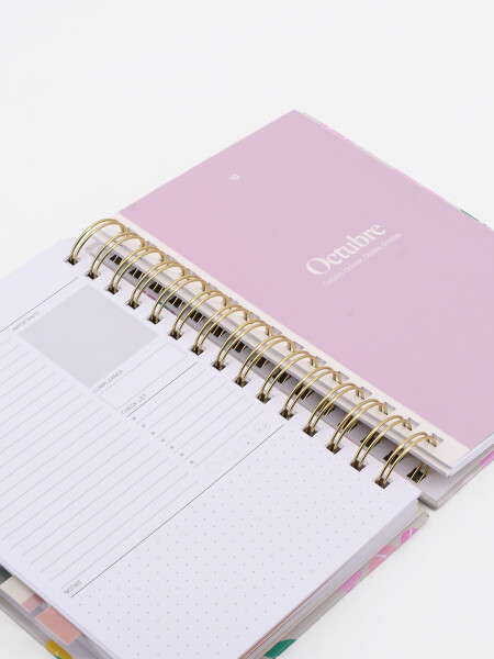 AGENDA FLOWER 2026 VERDE AQUA