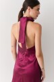 VESTIDO HALTER PARTY Morado