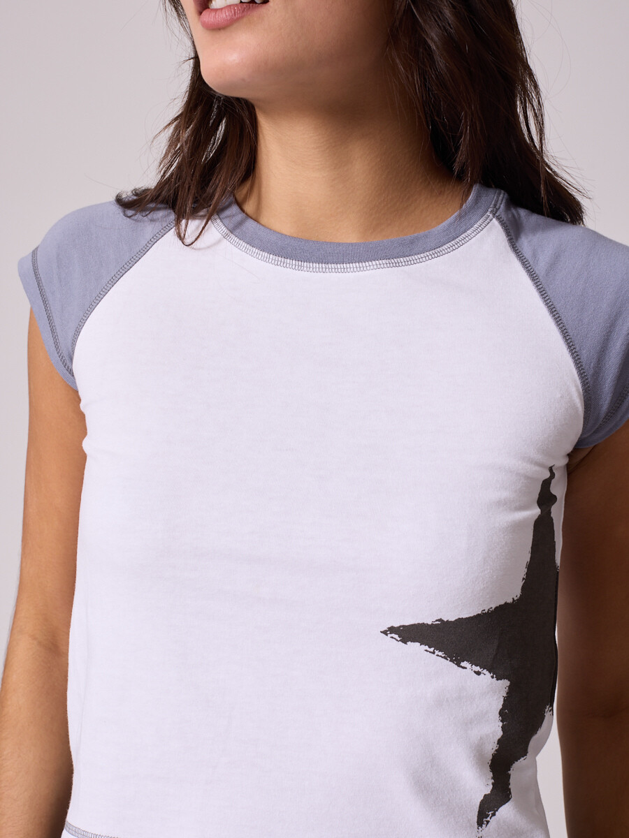 T-SHIRT MELMAN DIXIE Blanco