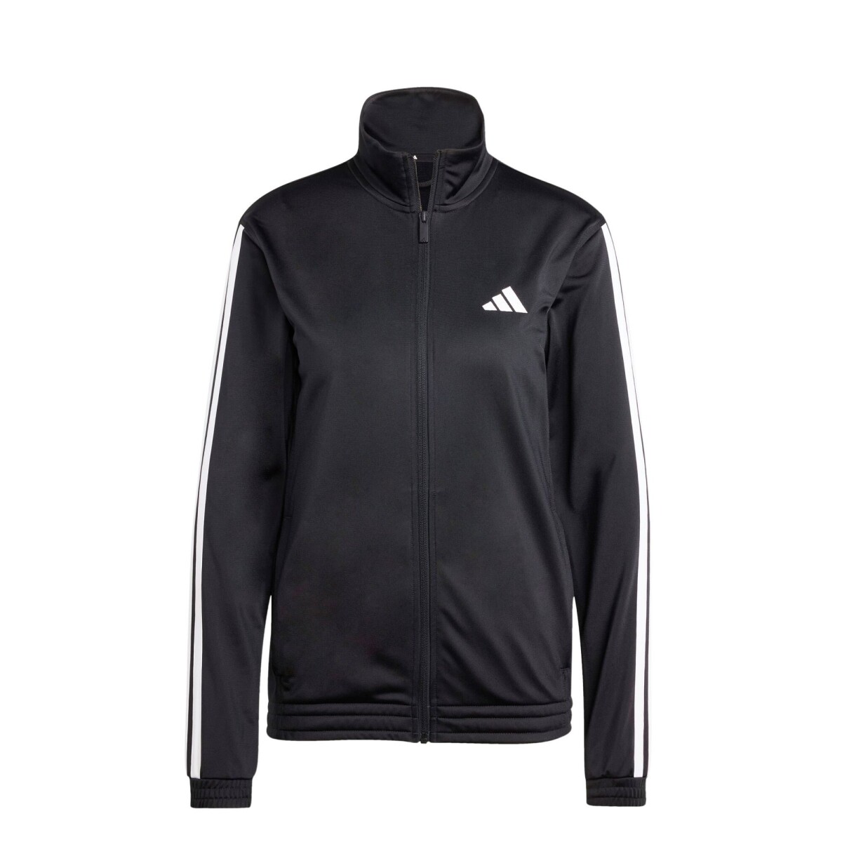 Campera de Mujer Adidas Deportiva 3 Tricot - Negro - Blanco 