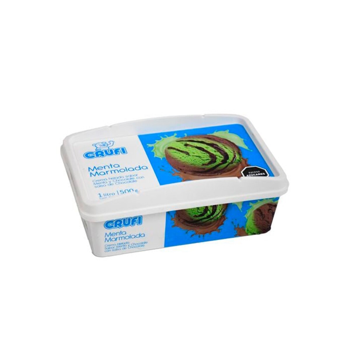 Helado Crufi 1 Lt Menta Marmolada 
