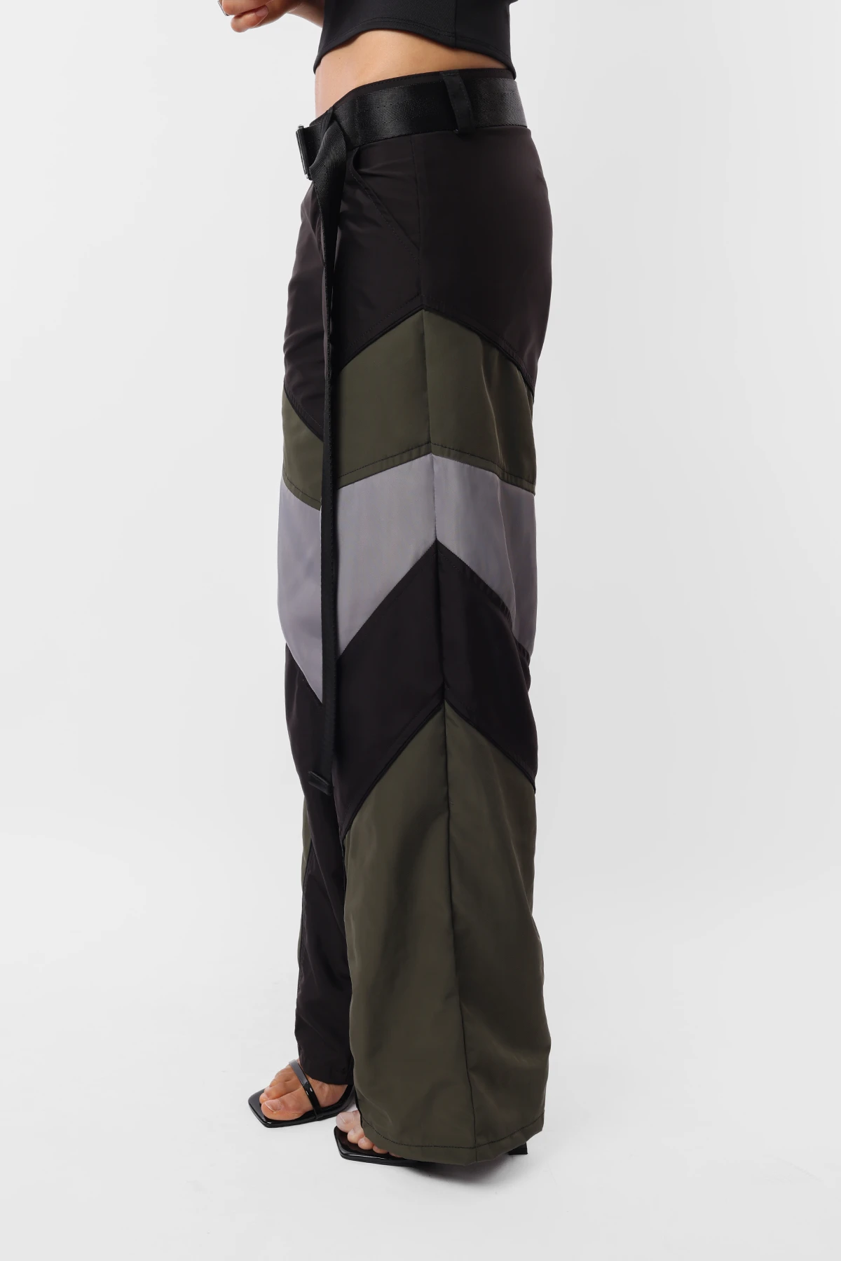 Pantalon Career VERDE/NEGRO/GRIS