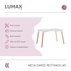 Mesa Eames Rectangular en Madera 120x80cm Mesa Eames Rectangular en Madera 120x80cm