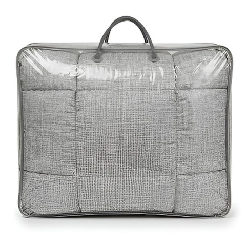 Acolchado 2 Plazas Doble Faz Microfibra Térmico 195 x 230cm - Tramado gris Acolchado 2 Plazas Doble Faz Microfibra Térmico 195 x 230cm - Tramado gris